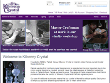 Tablet Screenshot of kilkennycrystal.com